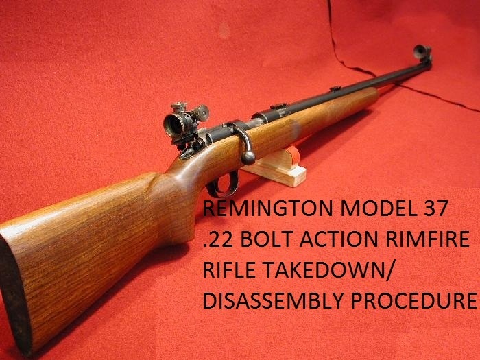 Remington 37 Rifle Service Manuals, Cleaning, Repair Manuals - Click Image to Close